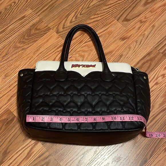 Betsy Johnson Bag, Black, Ivory, red - Picture 9 of 11